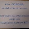 Multihuset er lukket ned pga. Corona